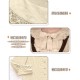Honey Machine Vanilla Latte Leg of Mutton Sleeve Blouse(Pre-Made)